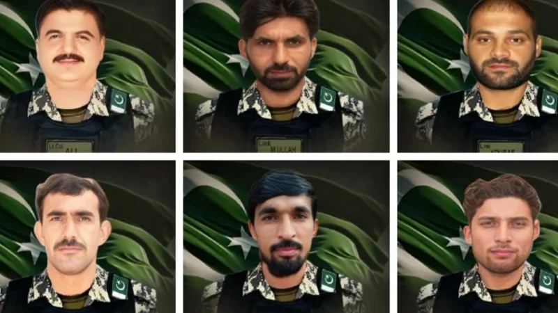 Lt Col among six soldiers martyred in North Waziristan