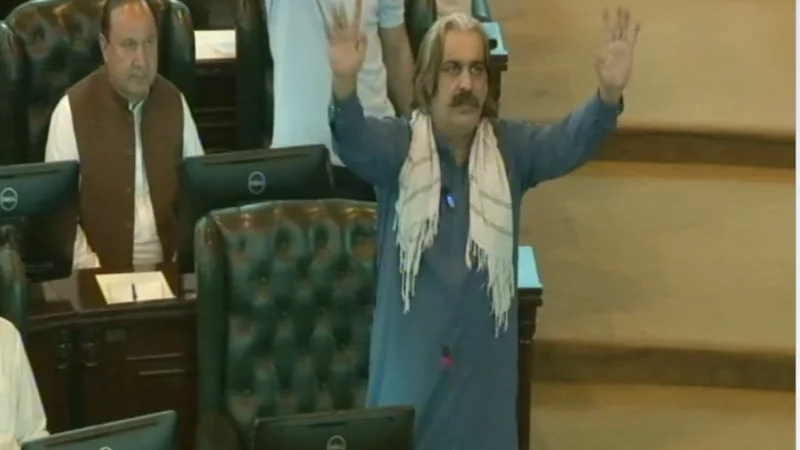 CM Gandapur reappears in KP assembly after recent 'disappearance'
