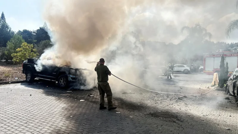 Hezbollah launches strikes against Israel on Gaza war anniversary