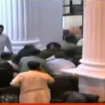 KP MPAs attack one another with kicks and punches during assembly session