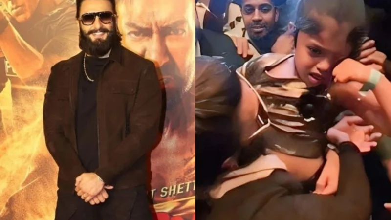 Ranveer Singh Saves Crying Young Child From Massive Crowd: Watch
