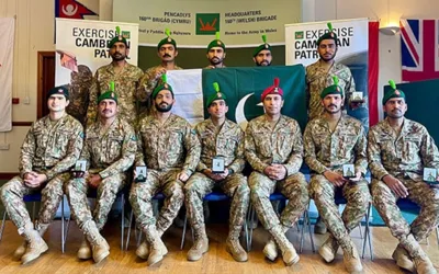 Pakistan Army team wins gold at UK's Exercise Cambrian Patrol 2024