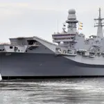 Italian Navy Carrier Strike Group arrives in Karachi