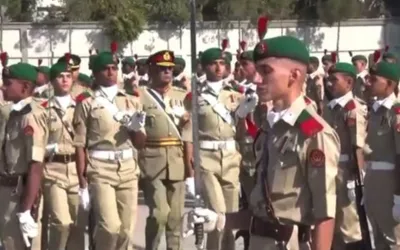 Passing out parade of cadets of 150th PMA long course held at Kakul