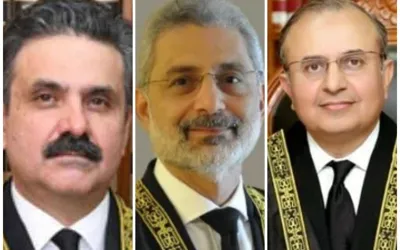 Designated CJP Afridi holds separate meetings with CJP Isa, Justice Shah