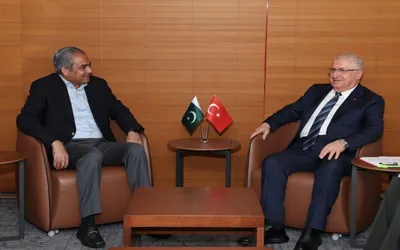 Mohsin Naqvi meets Turkiye’s Defense Minister Guler in Istanbul