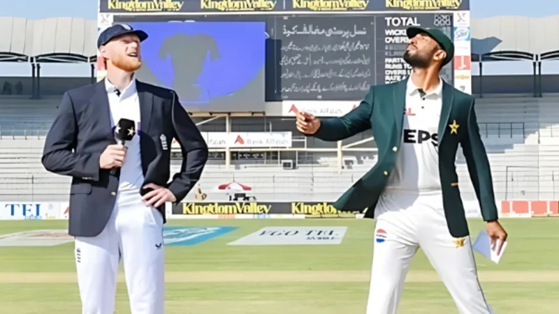 PAK vs ENG: England wins toss and decides to bat in third test