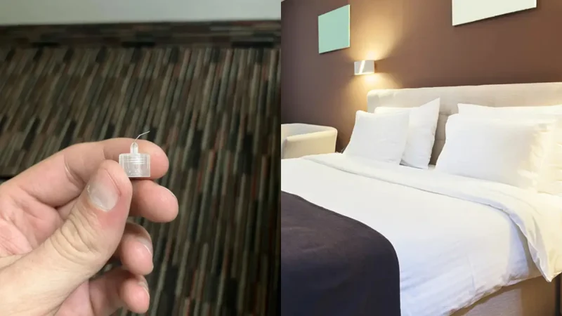 Traveler gets scared after discovering mysterious item on hotel room bed