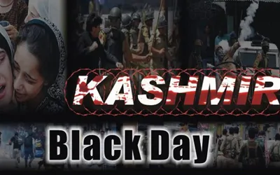 Kashmiris observing Black Day today arosss world