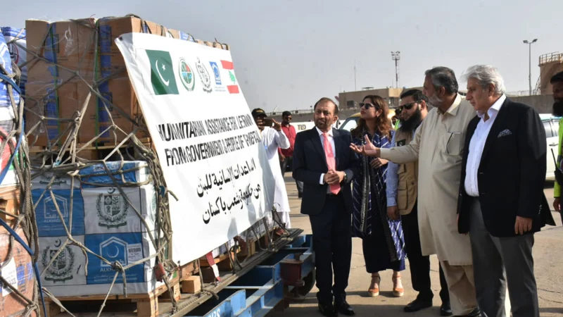 NDMA continues to provide humanitarian aid to Palestine, Lebanon