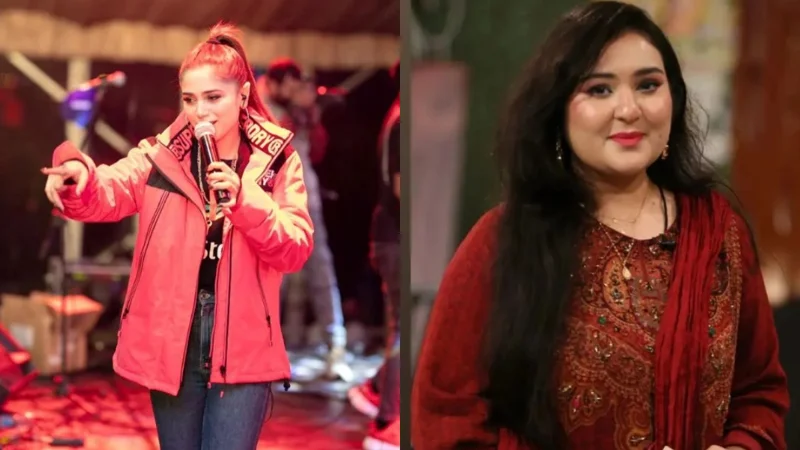 Aima Baig responds to Sara Raza's auto-tune song claim with a singing video