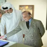 PM Shehbaz, Amir of Qatar visit gallery of Pakistani artworks at National Museum of Qatar