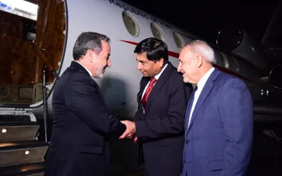 Iranian FM arrives for consultation on Middle East situation