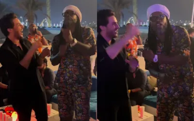 Ahsan Khan's dancing video with cricketer Chris Gayle goes viral: Watch