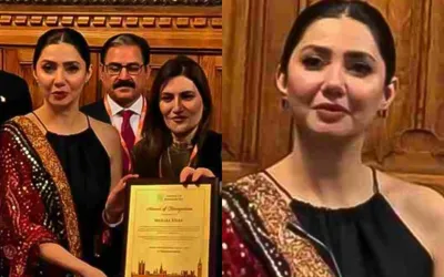 Mahira Khan receives achievement award from UK parliament