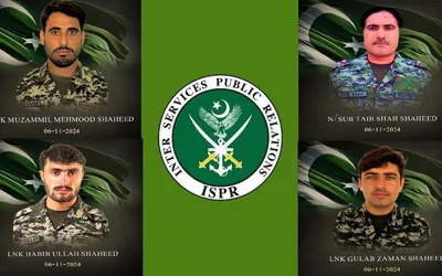 Four soldiers martyred, five terrorists killed in clash in S Waziristan