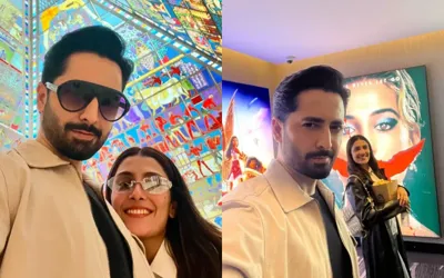 Ayeza Khan and Danish Taimoor enjoy romantic movie date in Dubai
