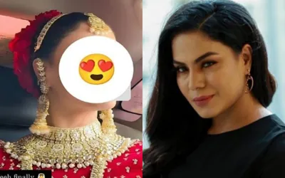 Veena Malik sparks rumors after sharing pictures in wedding dress