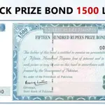 Rs1500 Prize Bond draw results announced – Check here