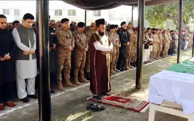 Namaz-e-Janaza offered for martyrs of Bannu operation