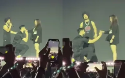 Man proposes to girl on-stage at Diljit Dosanjh’s concert, Singer reacts
