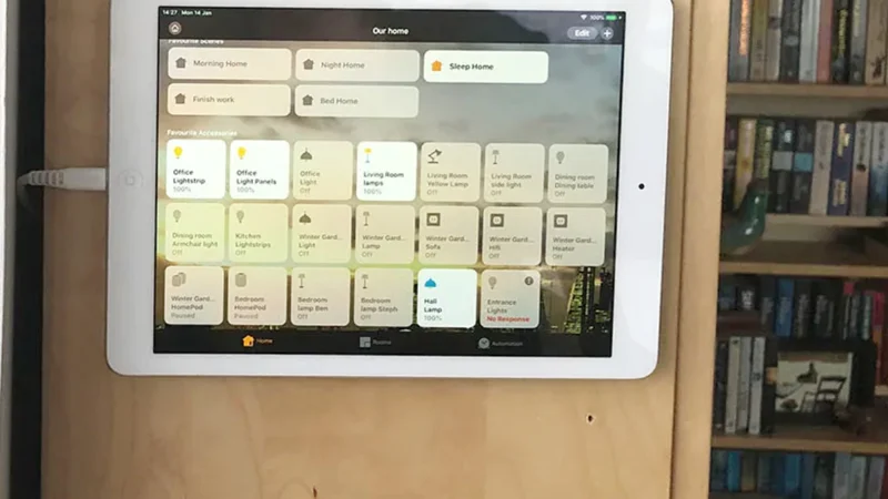 Apple reportedly developing TV and wall-mounted tablet