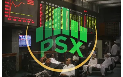 PSX 100-Index hits new high with 4.96% gain