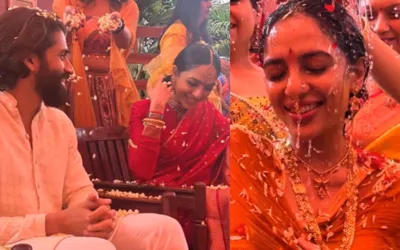 Naga Chaitanya, Sobhita Dhulipala kick off wedding celebrations with haldi ceremony