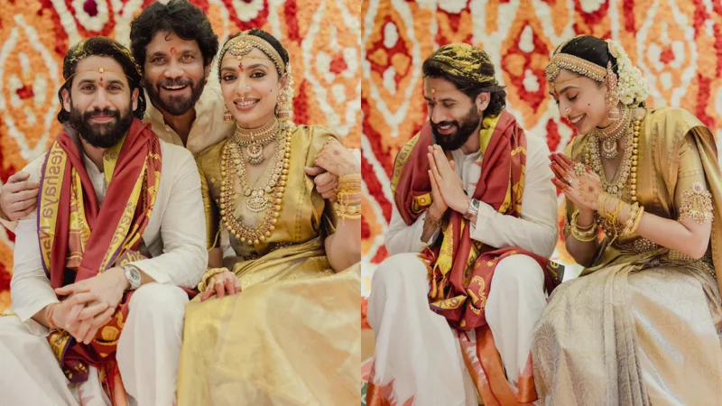 Naga Chaitanya and Sobhita Dhulipala ties the knot in dreamy wedding ceremony