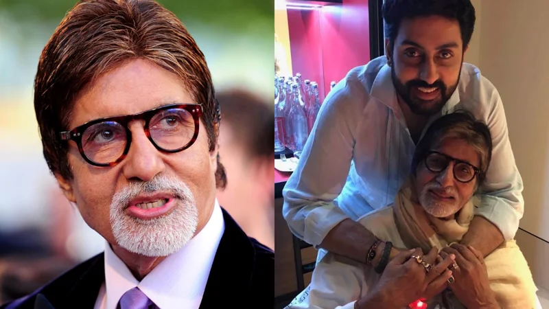 Amitabh Bachchan fires back at Netizen who criticized Abhishek for not speaking Hindi