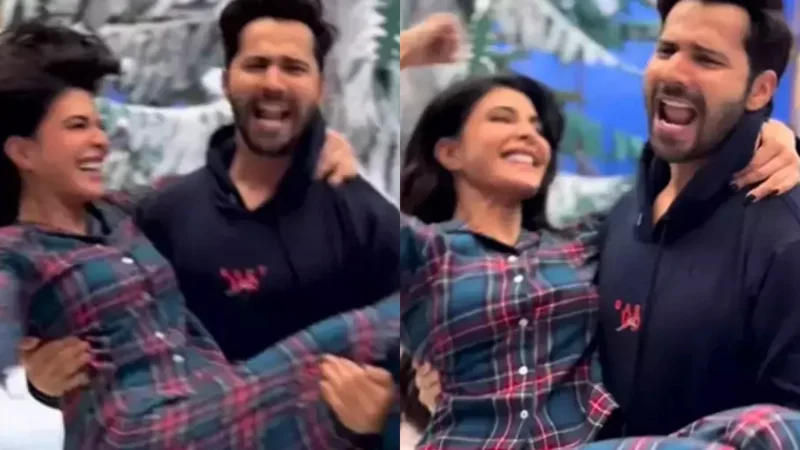 Varun Dhawan and Jacqueline Fernandez's video goes viral on 'Nain Matakka'