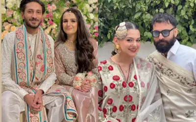 Zara Noor Abbas shares stunning pictures from her brother’s Nikah