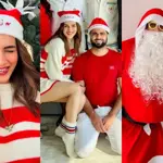 Kriti Sanon celebrates Christmas with rumored boyfriend Kabir Bahia, MS Dhoni, and Sakshi