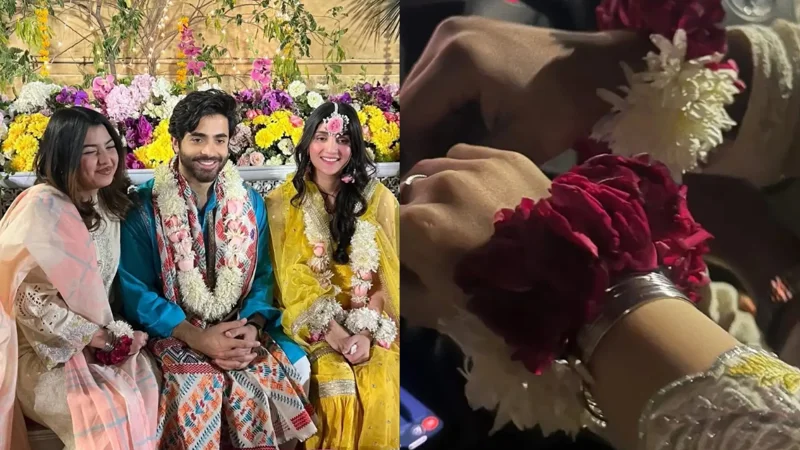 Sheheryar Munawar, Maheen Siddiqui's celebrate Haldi ceremony with loved ones: See photos