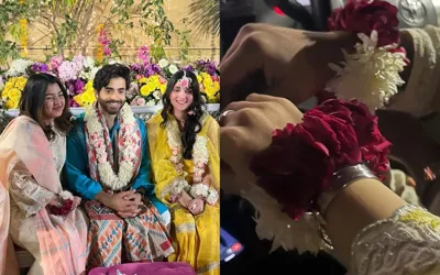 Sheheryar Munawar, Maheen Siddiqui celebrate Haldi ceremony with loved ones: See photos