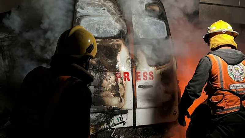 Israeli airstrike kills 5 journalists in Gaza