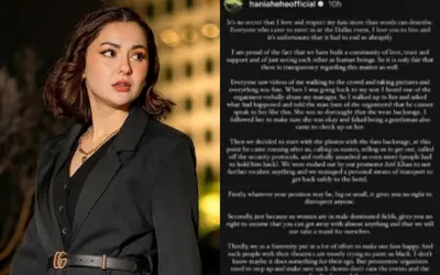 Dallas event organizers denies Hania Aamir allegations, calls it false claims