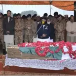 Shaheed Major laid to rest with full Military honor in Shakargarh