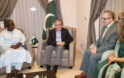 Foreign Minister Ishaq Dar reaches Gambia to attend OIC summit