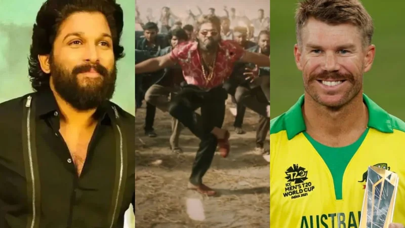 Allu Arjun wants to teach "Pushpa Pushpa" hook step to Australian cricketer David Warner