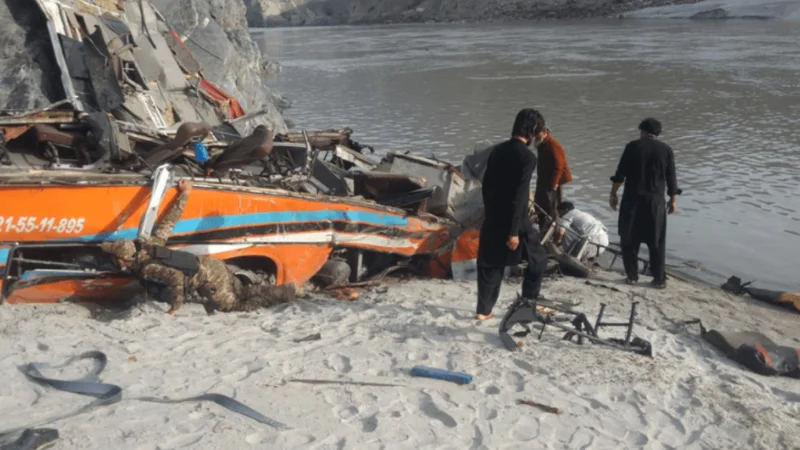 20 died, 21 others were injured in Chilas bus accident