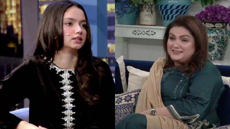 Why Aina Asif's mother plays a role in her career choices?