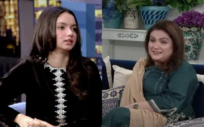 Why Aina Asif's mother plays a role in her career choices?