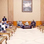Balochistan CM, ministers call on President