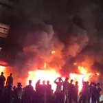 Fire at shopping plaza on M.A Jinnah Road leaves six dead