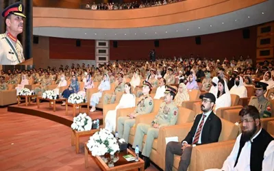 Gen Munir confers military awards upon Army Officer at GHQ