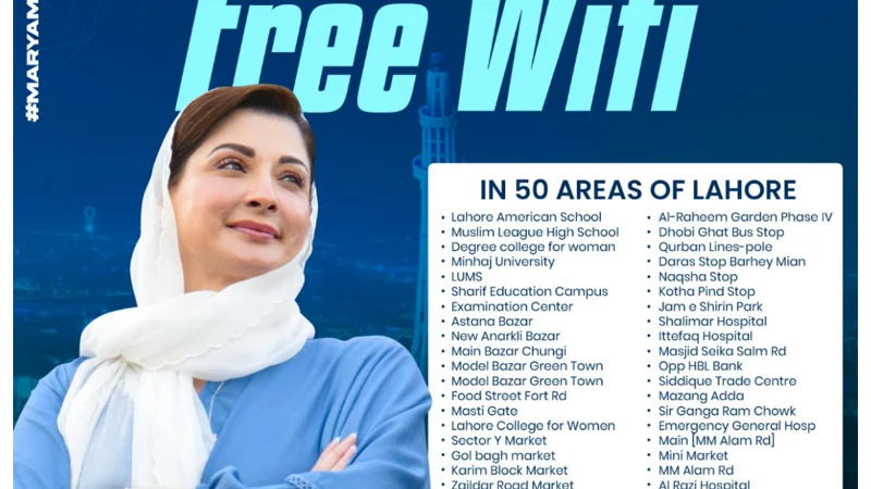 Punjab Govt Launches Free WiFi Project in Lahore: Check Locations!