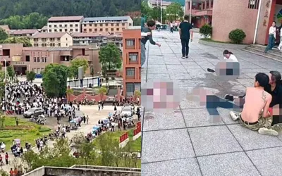 Deadly knife attack claims two lives at Guixi city primary school in China