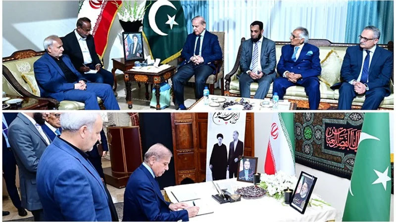 PM visits Iranian Embassy to offer condolences over Iran’s President’s tragic death