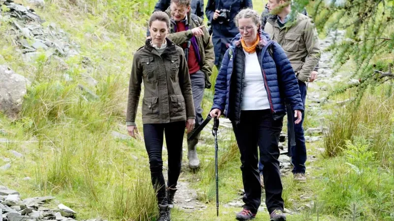 Kate Middleton shares sweet moment with boy in wheelchair during mountain climbing challenge